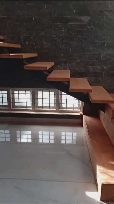 wooden staircase