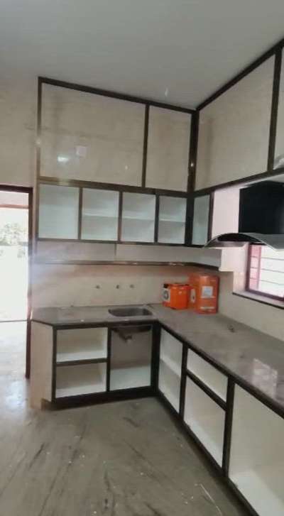 Aluminium kitchen Thrissur Mob : 7907544304 #ClosedKitchen #KitchenIdeas  #KitchenCabinet #ModularKitchen #Thrissur