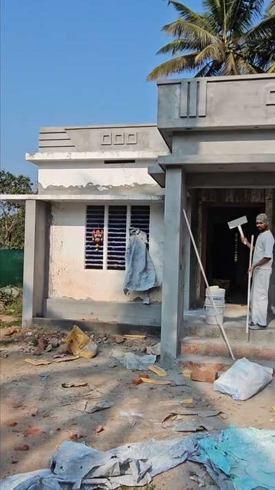 വൈറ്റ് സിമന്റ് സ്പ്രേ  #white_wash #HomeDecor #whitecemantspray