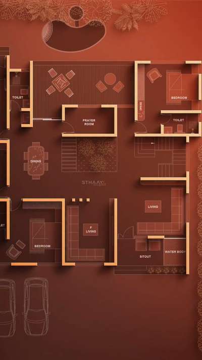 🏡✨ Your Dream Home Awaits! ✨🏡

Take a close look at this beautiful floor plan — can you spot your favorite space? 🧡
Is it the cozy living area, the spacious kitchen, or that serene prayer room?

👇 Tell us in the comments which room you’d spend the most time in!
And don’t forget to follow @sthaayi_design_lab for more stunning designs.

#Architecture #HomeDesign #DreamHome #FloorPlans #DesignInspiration #InteriorDesign #SthaayiDesignLab #CommentYourFavorite #FollowUs #2179