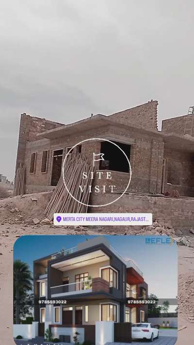 Site visit @ Merta nagaur.

.
Get a view in modern concept..!
 #ElevationHome  #ElevationDesign  #3D_ELEVATION  #HomeDecor  #homrdesign  #modrenelevation  #exteriordesigns  #render3d3d  #3dhouse  #exterior_ 
 #Architect  #ElevationHome  #HomeDecor 
get more info 9785593022