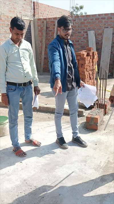 Site Visit For Elevation Brickwork
Residence at Bangarda Near Dewas Madhya pradesh.  #FloorPlans  #sitestories #Siteplan #sitevisit