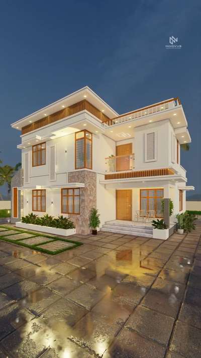 1634 Sqft ൽ 3  ബെഡ്റൂമുകളോട് കൂടിയ വീടിന്റെ ഡിസൈൻ

#3d #3delevation🏠 #exteriordesigns #3delevationhome #3BHK #KeralaStyleHouse #ContemporaryHouse