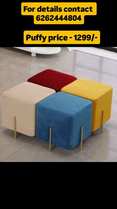 Luxury Puffy Ottoman 😍 Under Budget Stool👉 Modern Ottoman Stool 🔥 Ghar ka Look Change