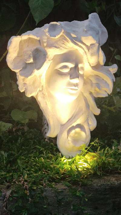 flower girl.. from our garden planter series #gardenplanter #reliefsculpture #wallmural
