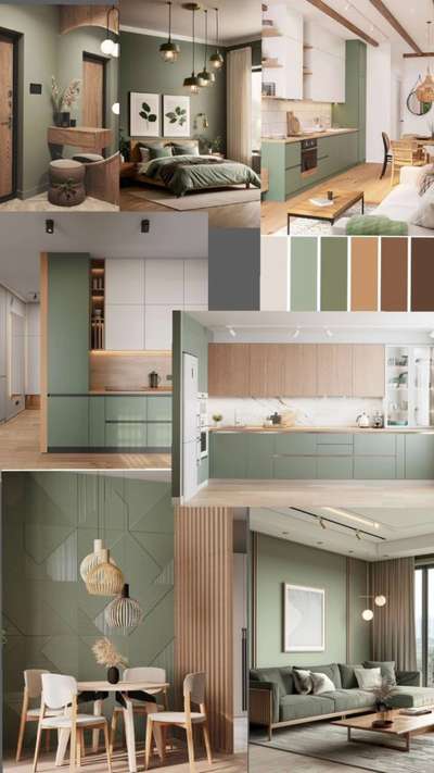 Bringing the outdoors in with this beautiful, earthy color palette. It's all about creating a peaceful, natural vibe at home.