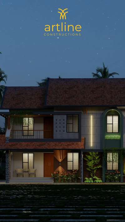 A dwelling that breathes through voids, light, and shade - rooted in Kerala's tropical context.
Location: Perinthalmanna
Area : 2200 sqft

 #tropicalhouse  #tropicalminimalistic  #TraditionalHouse  #3BHKHouse  #40LakhHouse  #2000sqftHouse