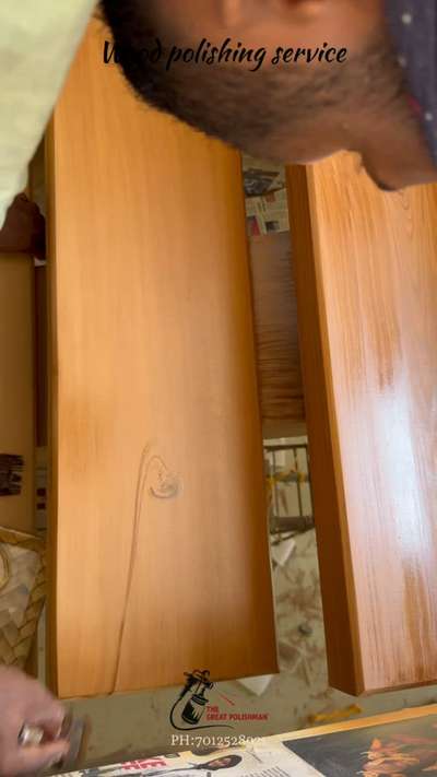 Wood polishing service kochi #woodpolish  #keralahomeinterior  #keralahomeplaners  #InteriorDesigner  #kochiinteriordesigners