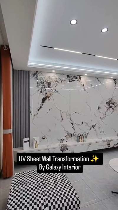✨ Wall pe sirf design nahi,  
ek impression banate hain hum…

UV Sheet finish ke saath  
modern, durable aur stunning wall transformation.

💡 Design that speaks elegance.  
📍 Project by Galaxy Interior  
📞 DM for your home makeover!

#galaxyinterior  #wallmakeover  #uvsheet  #interiordesignindia  #modernwallpaneling  #pvcwallpanel  #interiordecor  #homestyling  #walltransformation  #uvmarblesheet  #stylishwalls  #delhiinteriordesigner  #luxurylook  #customdesign  #3dwalldesign