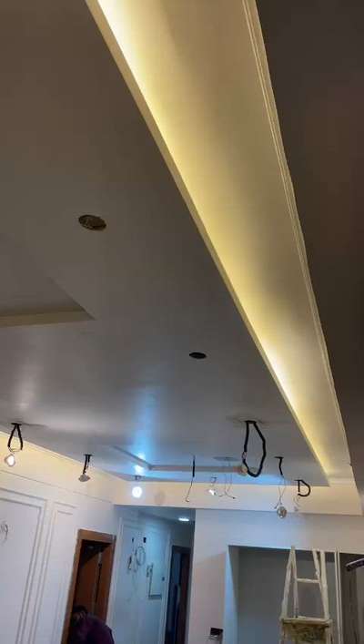 false ceiling work  #FalseCeiling  #InteriorDesigner  #spacedesigno