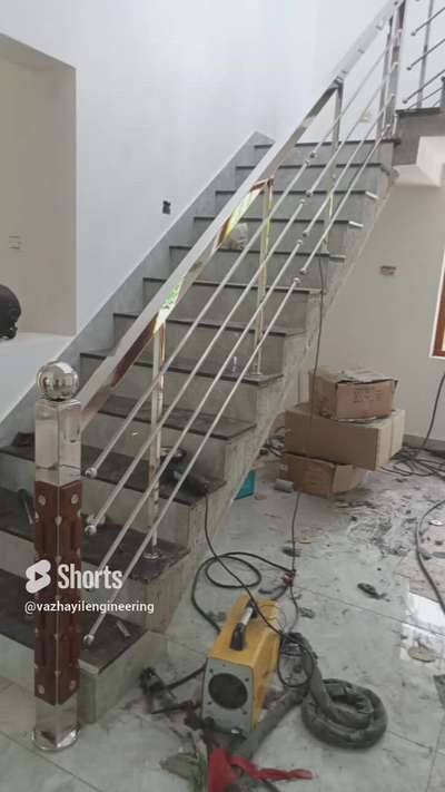 handrail  #GlassHandRailStaircase  #StainlessSteelBalconyRailing  #steelrailing