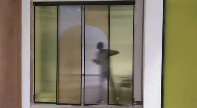 #Aluminium slim profile door