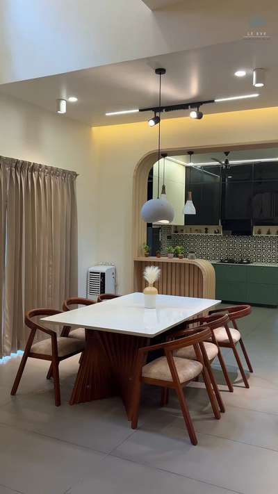 Where traditional soul meets modern fluidity.

Welcome to ‘Sarojam’ that beautifully blends warmth with modern charm. Every corner reflects a timeless balance between serenity and vibrance, setting the tone for what's within.

The house features four bedrooms with attached bathrooms and dress areas. A welcoming sitout leads into cozy living spaces, opening into a double-height dining area that enhances openness.
The dining seamlessly extends to a patio, strengthening the indoor-outdoor connection. An open kitchen with a work area supports functionality, full height windows in the bedrooms and dining bring in light, views, and added spatial depth. On the upper floor, a corridor connects the bedrooms, opening into a balcony that overlooks the double-height dining space, creating a strong visual connection within the home.

#creatorsofkolo #hometour #homedecor #interiordesign #homedesign #myhome #homeinspo #house #apartmenttherapy #homestyling #minimalhouse #Minimalistic #minimalinteriors 

#homedecor #interiordesign #home #interior #decor #design #homedesign #handmade #homesweethome #art #decoration #furniture #architecture #interiors #homedecoration #love #interiordecor
#Architectural&Interior