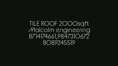 #tileroof#malcolmengineering