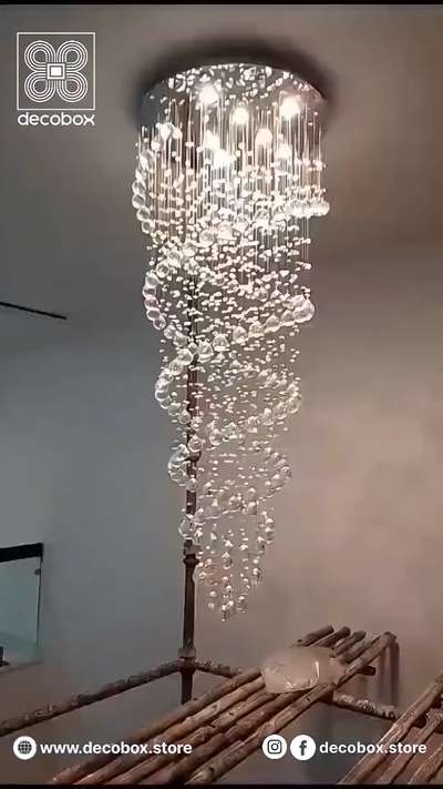 Installation Completed at Site. 

Custom made Crystal Chandelier .

Used high quality K9 Crystals. 

It can be customized to any size.

#luxurylighting #decobox #chandelier 
.
 

For Lighting Consultancy and product details Contact us directly. 

.We deals with
💡All kinds of LED Panel lights ,
💡All kinds of LED Ceiling lights ,
💡Interior and Exterior lights,
💡Trendy fancy lights,
💡 Customized Lighting 
💡 Designer Lights 
💡Lighting Consultation
💡Home Decor items.
🚚 All India Delivery Available
.
.
.
.

#fancylights #luxurylighting #walllights #custommade #ledlights #chandelier #ledlighting #indoorlighting #hanginglights