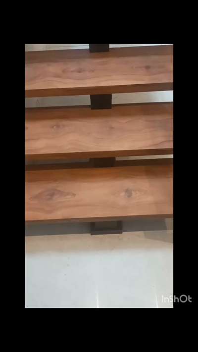 staircase teak grains work