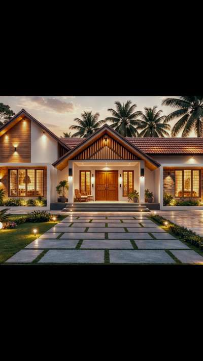 Even in modern times, terracotta roofs feel magical ✨🏡
Where architecture meets nature 🌴
Warm lights • Tropical charm • Timeless design 🌿
1650 sqft home 🏡
പച്ചപ്പിനിടയിൽ ശാന്തി നിറഞ്ഞ വീട് 🌿

#KeralaHome
#KeralaArchitecture
#ModernKeralaHome
#DreamHome
#HouseDesign