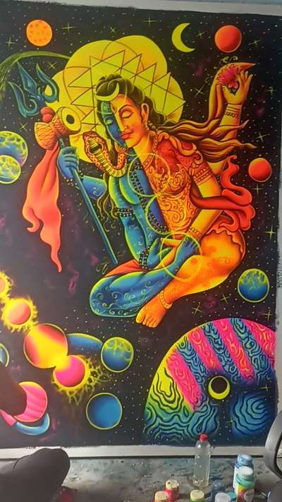 #artist contact number -9649418819#shiva painting