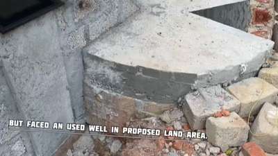 Build A Plinth Beam Construction on the top of an used well.