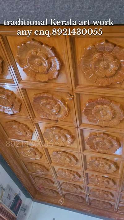 traditional Kerala ary work #KeralaStyleHouse  #WoodenBalcony  #ceeling