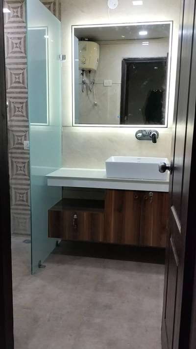 vanity with glass looking is very nice  #vanity contact for any work