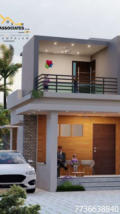 Exterior design for client jaisal.
Site at kootayi , tirur Malappuram  # #kerelahomes #@tirur #ElevationHome