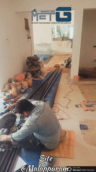 Our Ongoing site @Perinthalmanna,  Malappuram  #alluminiumpartition  #GlassHandRailStaircase  #GlassBalconyRailing  #fabricatedstaircase  #StainlessSteelBalconyRailing  #upvcfabrication