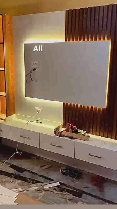 All 🏠 wooden interior designer#trending#reels#i modular t v unit#kolo