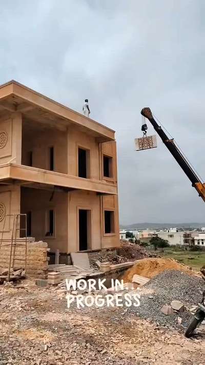 🔨Live from Site | Jodhpur Stone Elegance in Progress 🧱
हर कटाई, हर फिटिंग में झलकता है हमारी मेहनत और परफेक्शन का वादा।
This isn’t just construction — it’s craftsmanship in action.

From raw Jodhpur stone to refined façade, we’re shaping not just structures, but timeless beauty.
Quality. Precision. Bhoomi Planners.

#JodhpurStone #ConstructionUpdate #OngoingWork  
#BhoomiPlanners #StoneElevation #LiveFromSite  
#CraftsmanshipMatters #QualityArchitecture  
#RajasthanStoneWork #IndianArchitects #DesignInProgress