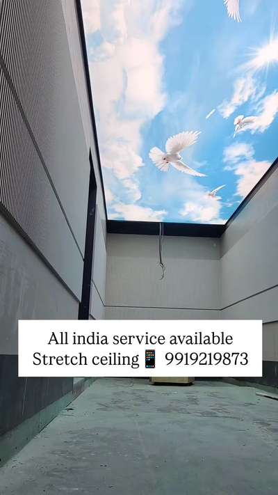 #HomeAutomation Stretch ceiling pan india service available 
location Delhi incr dm for order 
 #PVCFalseCeiling  #StretchCeiling