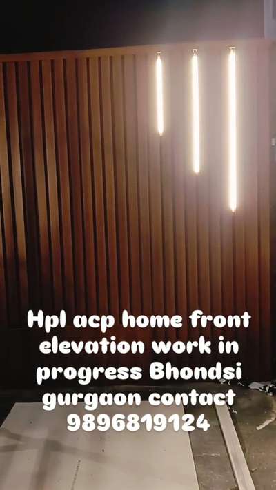 hpl acp home front elavation # #