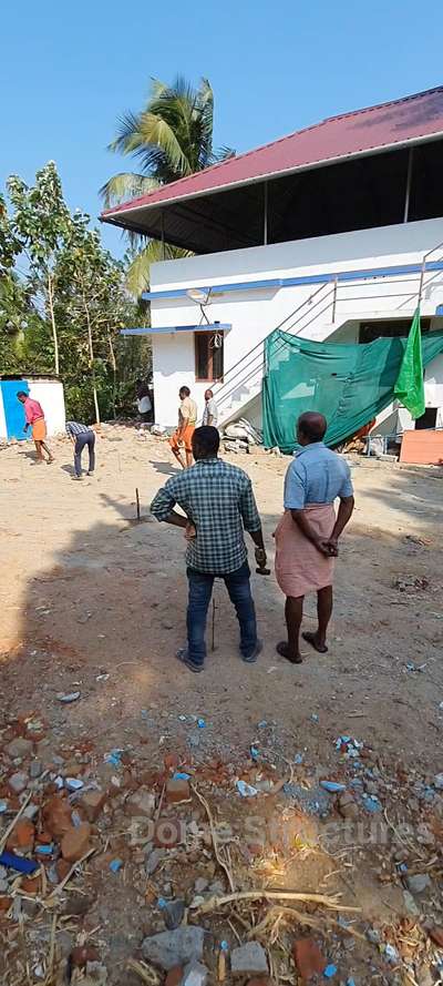 Bhoomi pooja and setting out of our new project.
 #newsite  #setout  #CivilEngineer  #Palakkad  #Architectural&Interior  #budgethomes