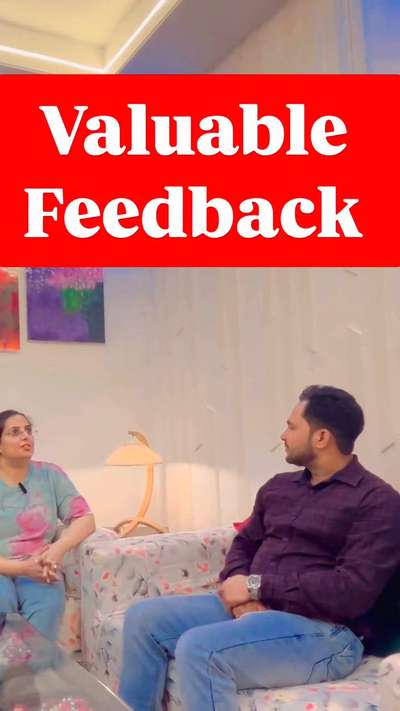 A Valuable Feedback 🙏✌️ 

#interiordesign  #Apexgolfavenue #noidacity #gaurcity #niralaestatephase2 #3BHKinteriordesign #turnkeyprojects #decor #interior #NiralaEstate #instagood #reelsvideo  #noidacity #NoidaExtension #bestinteriordesign #bestinteriorinnoida #viralpostfb #instagram #modularkitchen #wardrobedesign #tvunit #crockeryunit #turnkeyproject #projectcomplete
