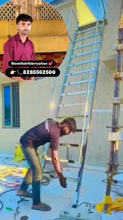 😍 stainless steel 💪🏻 safety entrance stairs  
. strong 🪨 and safety purpose.
watsapp...👉🏻📞
.work Delhi 110051
 luxmi nagar Krishna Nagar Geeta colony 
.
khureji khas..


Bismillahfabrication unique design 😍 


 #kolo  #kolohindi  #kolohindi  #koloindial  #koloviral  #kolopost  #kolodelhi  #koloviral  #koloviwe  #kolodesign  #weldingwork  #welder  #welder  #welldingwork  #bismillahfabricationweldingwork  #kolotrending  #kolotrenfingreel  #kolotrendingpost  #kolotrendreels  #kolotrendingdesigns  #kolotrendingvideo
