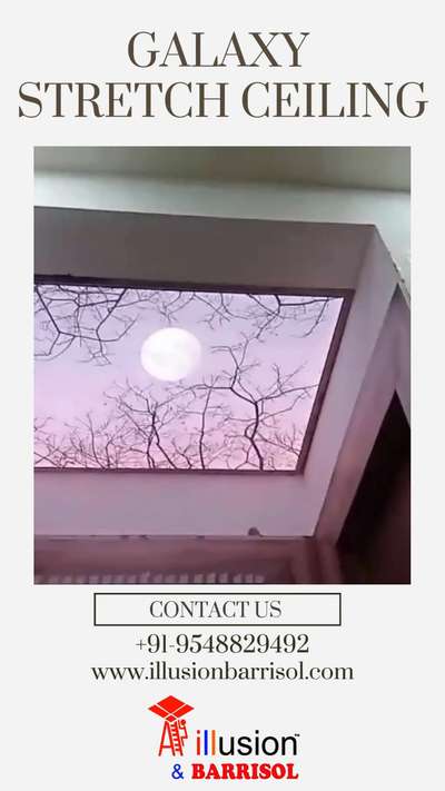 🌌 Imagine looking up and seeing stars right above you.
With our Galaxy Stretch Ceilings, your room doesn’t just look different — it feels like stepping into another universe. 💫
✨ A little everyday magic, right inside your home.
📩 Contact us for inquiries
📍 Pan India | Illusion & Barrisol Stretch Ceilings
#CreativeInteriors #strechceiling #stretchceilingwallpaper #stretchceilingledlights #interiordesign #illusionbarrisol #PanIndiaServiceAvailable #homedecore #ceilingdesign #luxuryinteriors #transformyourspace