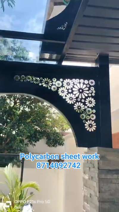 Compact grey 4mm  Polycarbon sheet work with cnc dedign....
ഇതുപോലെയുള്ള വർക്കുകൾ ചെയ്യുവാൻ വിളിക്കുമല്ലോ..
 #policarbonate #cncdesign #welding #kollam #followers @topfans Highlights