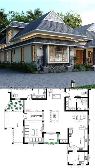 വീടും പ്ലാനും 🏡💕