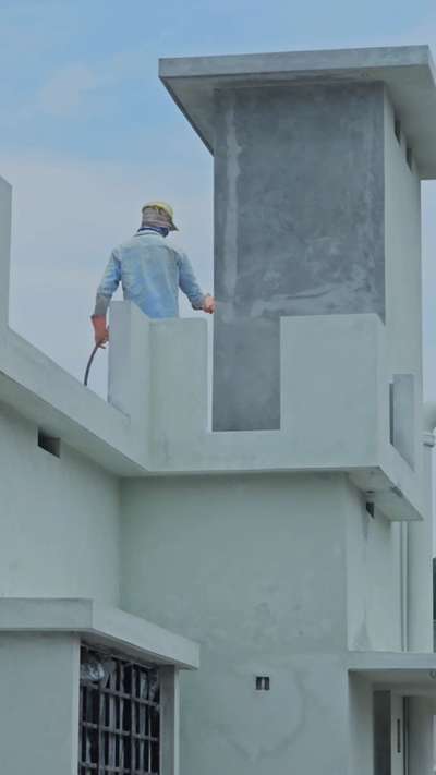 വൈറ്റ് സിമന്റ് സ്പ്രേ