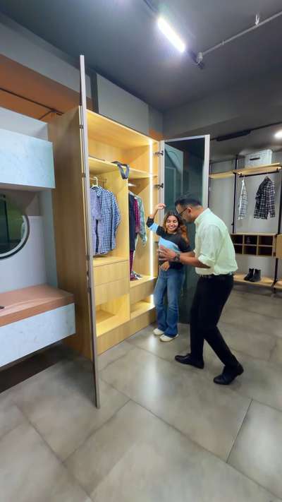 Space Lifter in Wardrobe with  Smart Storage Solution😍👌

This Space Lifter Wardrobe System is designed to make everyday storage effortless — especially for low-height users and children 👶🧍‍♀️
✔️ Pull out easily
✔️ Push back smoothly
✔️ Store more without clutter
✔️ Keeps everything safe and organised

Perfect storage solution for:
• Normal wardrobes
• Walk-in wardrobes
• Washbasin areas
An innovative idea using latest technology to maximise unused vertical space and upgrade your home storage instantly 🏠

#fayizroomy  #spacelifter   #interor@@work  #interiortips  #WardrobeIdeas   #storageideas  #spaceforstorage