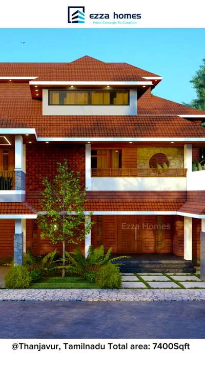 @Thanjavur,Tamilnadu Total area: 7400Sqft

#ezzahomes #interior #exterior #ezzagroup #construction #keralahomes

Ezza Homes 
From Concept to Creation