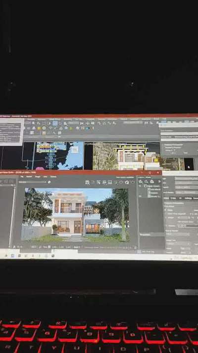#rendering  #Autodesk3dsmax #ContemporaryHouse  #Palakkad  #KeralaStyleHouse  #budgethouses  #architecturedesigns