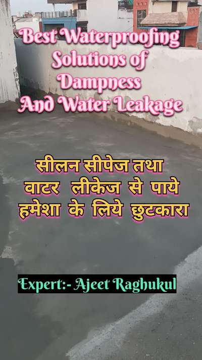 Best waterproof solutions of dampness and water leakage | सीलन सीपेज वाटर लीकेज का सर्वोत्तम समाधान
#waterproofing
#waterleakage
#dampness
#damproofwaterproofing 
#waterproofingservices 
#waterproofingexperts 
#waterproofingtips 
#waterproofingtechnology