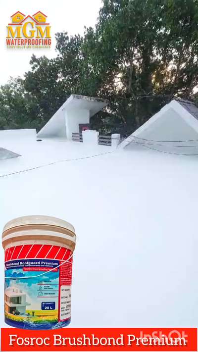 Fosroc Brushbond ROOFGUARD Premium coating  
#Fosroc  #WaterProofing