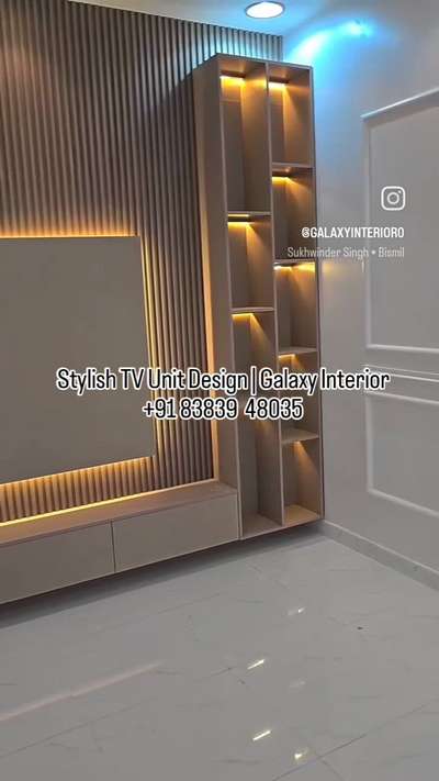 A TV unit that elevates your space!
Custom-designed, modern, and space-saving — perfect for a luxury living room feel.
Trust Galaxy Interior for flawless interiors.

#designingdreamsdeliveringelegance #koloapp #InteriorDesigner #LivingRoomTVCabinet #LivingroomDesigns #luxuryfurniture #galaxyinterior  #exploremore