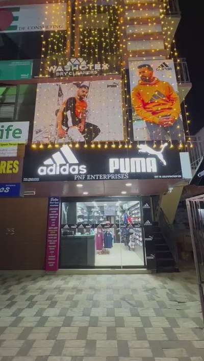 Puma show room @Irinjalakuda Powered by Dewton Led