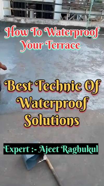 How to waterproof your terrace | best technic of waterproof solutions
#waterproofing
#terracewaterproofing 
#waterproofingservices 
#waterproofingtreatmentroof