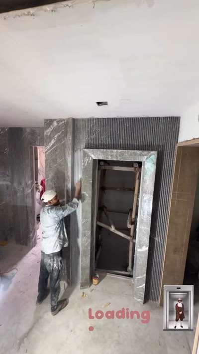 Lift wall 

#interiordesign #interiorinspiration #luxuryinteriors #moderninteriors #interiorgoals #designlovers #aestheticinteriors #interiordesignerindia #indianinteriors #homedesignindia #dezone #designthatreflectsyou  #Lift