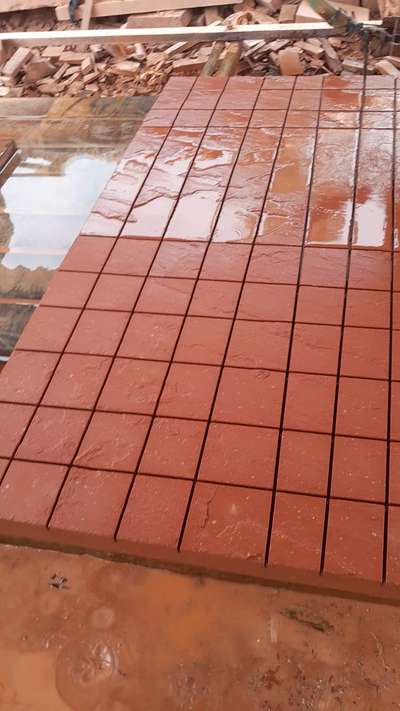 natural red sand stone for wall cladding