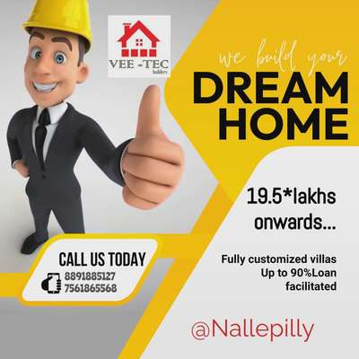 #new villas#land plus home starts at 19.5 lakhs#nallepilly,chittur#palakkad#veetec