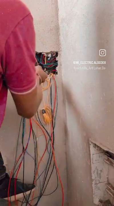 #housewiring #main box TPN wiring working by Krishan Kumar Team #sunrise colony Behror